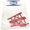 NHX RC Aluminum Front/Rear Suspension Arms Set : Slash 4x4 Stampede 4x4 Red view 2