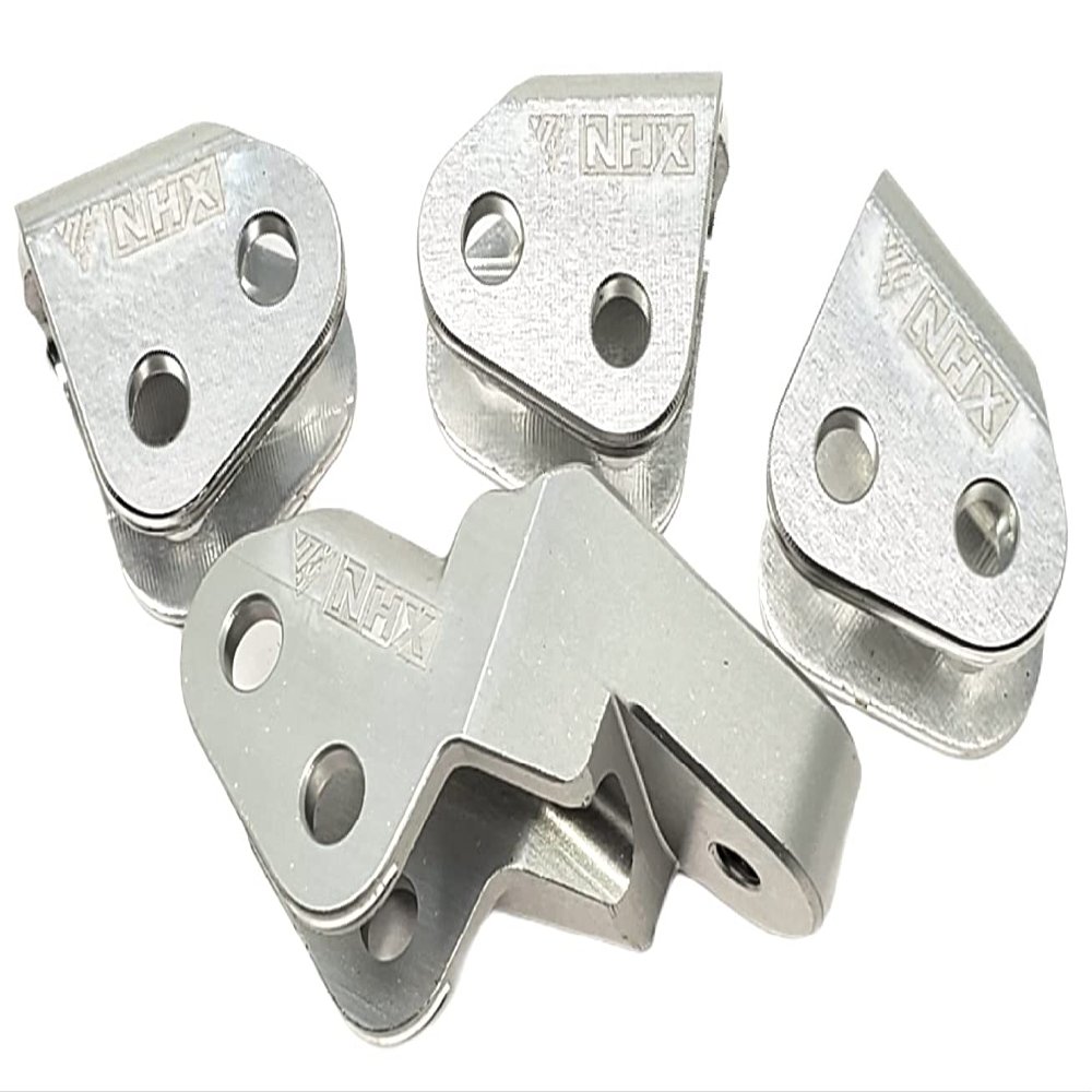 NHX RC Aluminum Link Mount Set Silver : Redcat GEN8