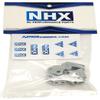 NHX RC Aluminum Link Mount Set Silver : Redcat GEN8 view 2