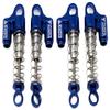 NHX RC Aluminum Mini/Micro Shock/Damper Set Blue: Axial SCX24 Front/Rear view 1