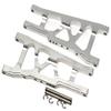 NHX RC Aluminum Front/Rear Suspension Arms Set : Slash 4x4 Stampede 4x4 Silver view 1