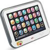 Fisher-Price Toddler Learning Toy Laugh & Learn Smart Stages Tablet with Lights & Music for Early Pretend Play, Gray, for Infants Ages 1+ Years view 1