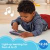 Fisher-Price Toddler Learning Toy Laugh & Learn Smart Stages Tablet with Lights & Music for Early Pretend Play, Gray, for Infants Ages 1+ Years view 2