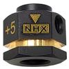 NHX RC Brass +5mm Widen Wheel Hubs Hex w/Pins Black 4pcs: TRX-4 SCX10 view 2
