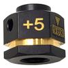 NHX RC Brass +5mm Widen Wheel Hubs Hex w/Pins Black 4pcs: TRX-4 SCX10 view 3