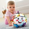 Fisher-Price Baby to Toddler Toy Laugh & Learn Singin Soccer Ball Musical Plush with Educational Phrases for Infants Ages 6+ Months view 3