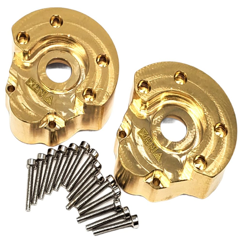 NHX RC Brass Heavy Weight Outer Portal Housing : Redcat GEN8