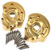 NHX RC Brass Heavy Weight Outer Portal Housing : Redcat GEN8 view 1