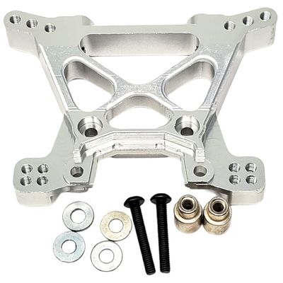 NHX RC Aluminum Front Shock Tower Set - Silver for Traxxas Slash 4x4