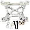 NHX RC Aluminum Front Shock Tower Set - Silver for Traxxas Slash 4x4 view 1
