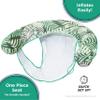 Aqua Supreme Oversized Inflatable Pool Noodle Chair  Soft Mesh Sling-Floating Chair Noodle Float  Teal Fern view 3