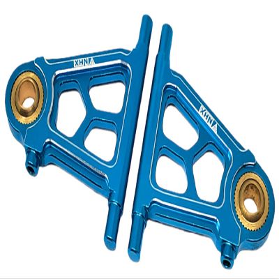 NHX RC Aluminum Front Lower Arm Set Blue : Tamiya TT02
