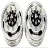 NHX Aluminum Front Wheel Rim Silver for 1/14 Tamiya Tractor Trucks (BearingHubs) view 4