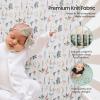 Copper Pearl Premium Knit Baby Crib Sheets for Standard Mattresses, Fitted Crib Sheets for Boys and Girls, Breathable and Soft, Fawn view 3