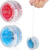 2 Pieces LED Light Up Beginner Toys Responsive Ball Bearing Toys for Birthday Christmas Party Goodie Bag Fillers Classroom Prizes (Tornado Style) view 1