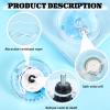 2 Pieces LED Light Up Beginner Toys Responsive Ball Bearing Toys for Birthday Christmas Party Goodie Bag Fillers Classroom Prizes (Tornado Style) view 3