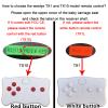 JIARUIXIN 2.4G Bluetooth Remote Control Transmitter Children's Electric Riding Toy Car Replacement Parts Red Button Remote Control view 3