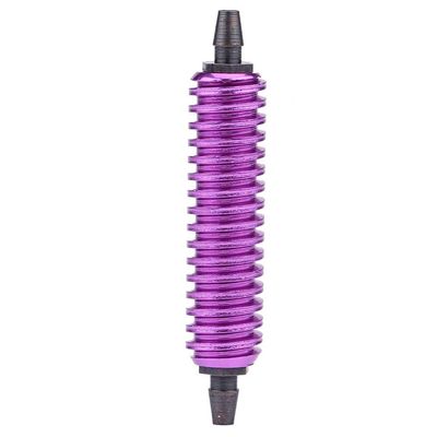 Replacement Part For 2PCS Aluminum Alloy RC Car Cooler Back Pressure Fuel Tank Cooler For RC 1/8 1/10 Nitro Car Buggy Truck - (Color: Purple)