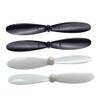 Replacement Part For Upgraded H107L X4 RC Quadcopter Airplanes Black White Rotor Propellers Blades view 1