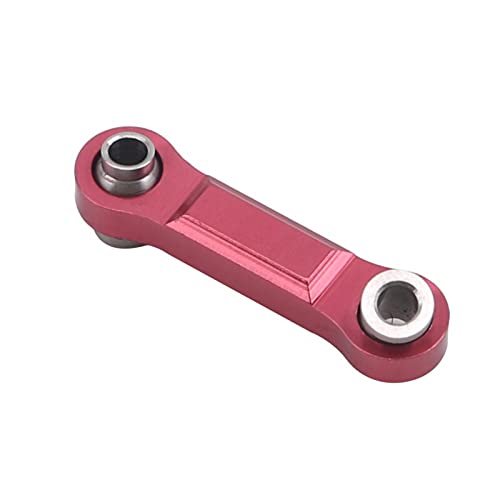 Replacement Part For Rudder Pull Rod 25T Servo Swing Arm For A949 A959 A969 A979 K929-B Remote Control Car Metal Upgrade Accessories - (Color: Red)