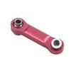Replacement Part For Rudder Pull Rod 25T Servo Swing Arm For A949 A959 A969 A979 K929-B Remote Control Car Metal Upgrade Accessories - (Color: Red) view 1