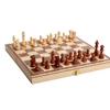 11.4Chess Set Wooden Portable Folding Travel Chess- Board Game- Beginners Kids Adults Teaching Tools ( Size : 11.4" ) view 1