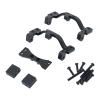 TOOYFUL Rod Seat Mount Axle Up Servo Bracket for WPL C14 / C24 Vehicles Trucks Part, Black view 1