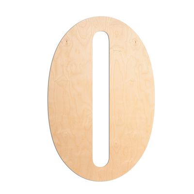 10 in. Number 0, Unfinished Vintage Monogram Wood Letter. for Your DIY Decor Such as Door Hanger, Wall Decor, Number for Birthday, Wedding (0)