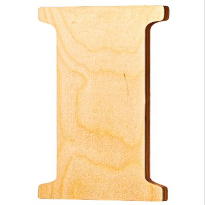 10 in. Letter I, Unfinished Vintage Monogram Wood Letter. for Your DIY Decor Such as Door Hanger, Wall Decor, Alphabet for Birthday, Wedding (I)