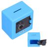 Mini Money Box Lock Box for Money Money Saving Box Kids Cash Bank Simulation Safe Box Money Storage Case Piggy Bank for Kids for Kids Students(Blue) nan view 2