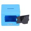 Mini Money Box Lock Box for Money Money Saving Box Kids Cash Bank Simulation Safe Box Money Storage Case Piggy Bank for Kids for Kids Students(Blue) nan view 3