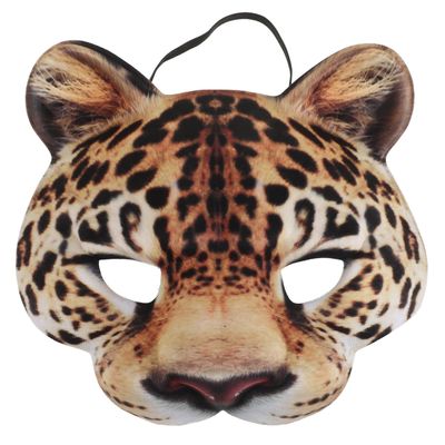 Zerodeko Half Face Masquerade Masks Animal Leopard Half Mardi Gras Kabuki Cat for Halloween Masquerade Cosplay Props
