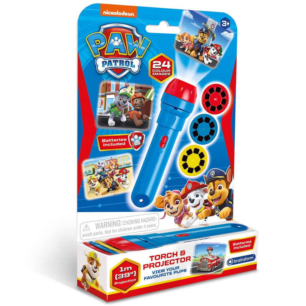 Brainstorm Toys Paw Patrol Children's Flashlight and Projector Toy, Multicolor