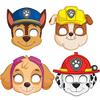 Unique Paw Patrol Birthday Party Supplies Decoration Bundle Includes 16 Kid's Party PaperMasks and 1 Dinosaur Sticker Sheet view 2