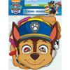 Unique Paw Patrol Birthday Party Supplies Decoration Bundle Includes 16 Kid's Party PaperMasks and 1 Dinosaur Sticker Sheet view 3