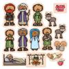 Jacob & Esau Felt Figures for Bible Flannel Board Stories 15 Precut Figures Story Guide Activity Pages view 2
