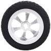 FOTABPYTI RC Car Tire, 4PCS RC Car Wheel Tyre, for RC Model DIY WLtoys 1/28 K989-53 RC Aluminum Tires RC Car Off-Road Rally Romote Control Car(Silver) view 1