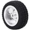 FOTABPYTI RC Car Tire, 4PCS RC Car Wheel Tyre, for RC Model DIY WLtoys 1/28 K989-53 RC Aluminum Tires RC Car Off-Road Rally Romote Control Car(Silver) view 2