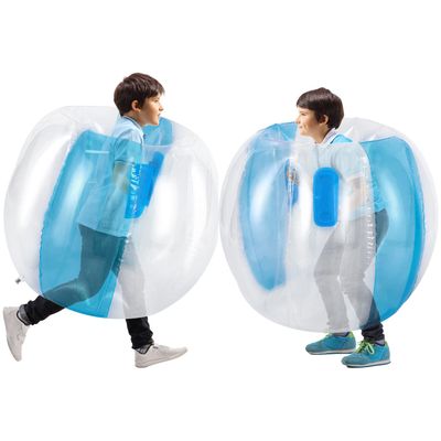 Theefun Bumper Balls, 2 Pack 36inch Inflatable Sumo Ball Bopper Toys for Kids Physical Outdoor Active Play, Giant Human Hamster Knocker Body Zorb Ball, Body Bubble Soccer Ball