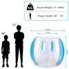 Theefun Bumper Balls, 2 Pack 36inch Inflatable Sumo Ball Bopper Toys for Kids Physical Outdoor Active Play, Giant Human Hamster Knocker Body Zorb Ball, Body Bubble Soccer Ball view 2