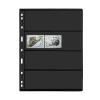 20 Sheet Stamp Pages, 4 Rows for Stamp Collectors, 9-Hole Standard Page Fit Album Binder, Professional Pack view 1