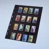 20 Sheet Stamp Pages, 4 Rows for Stamp Collectors, 9-Hole Standard Page Fit Album Binder, Professional Pack view 3