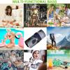 visesunny Sugar Skull Blue Smoke Syulish 2Pcs Wet Bag with Zippered Pockets Washable Reusable Roomy Diaper Bag for Travel,Beach,Daycare,Stroller,Diapers,Dirty Gym Clothes,Wet Swimsuits,Toiletries view 4