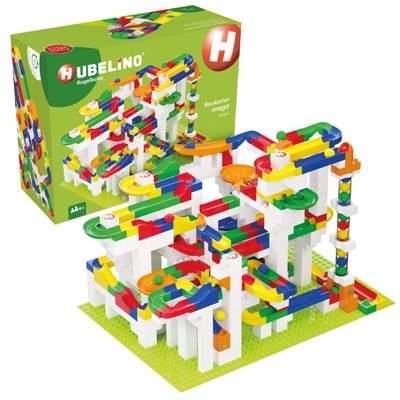 Hubelino Mega Marble Run 585-Piece Building Set, STEM Toys for 4 Years and Up, Compatible Marble Maze and Ball Run, Made in Germany