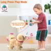 Koonie Talking Plush Golden Retriever Toy Repeats What You Say, Barks and Walks - Electronic Interactive Stuffed Puppy for Kids view 4