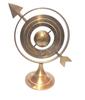 Brown Antique Globe Armillary Globe Showpiece, Brass Armillary Sphere Decor, Nautical Brass Decor 8 Inch Approx. view 1