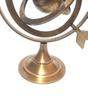 Brown Antique Globe Armillary Globe Showpiece, Brass Armillary Sphere Decor, Nautical Brass Decor 8 Inch Approx. view 3