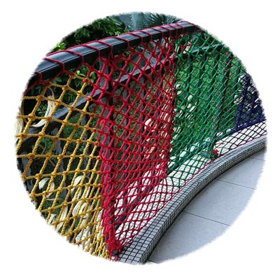 AWSAD Color Knotted Nylon Net Children's Staircase Decoration Net, Outdoor Rope Net Swing Fence Net, Balcony Protection Net Nylon Cargo Net Safety Gates Color : 10cm mesh, Size : 35m(9.816.4ft)