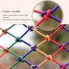 AWSAD 6mm Nylon Practical Rainbow Protection Net Railing Stairs Safety Netting Outdoor Balcony Garden FenceCustomizable Color : 15cm mesh, Size : 11m(3.33.3ft) view 3