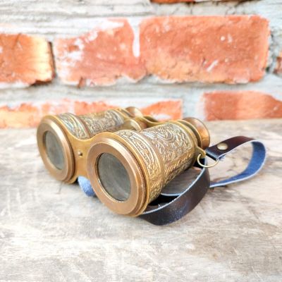 Ganga Nautical Brass Telescope Binocular Antique Telescope 4" inch Monocular Spyglass Telescope for Gift